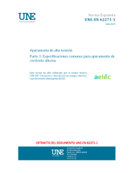 UNE-EN 62271-1:2019