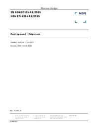 NBN EN 636+A1:2015
