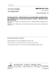 NBN EN ISO 5163:2014