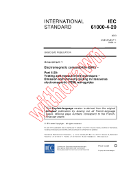 IEC 61000-4-20:2003/AMD1:2006