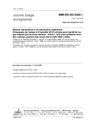 NBN EN ISO 9360-1:2009