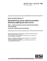 BS 4727-1:Group 04:1986
