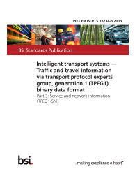 PD CEN ISO/TS 18234-3 : 2013