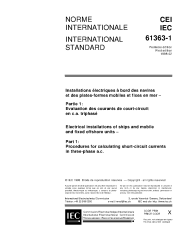 IEC 61363-1:1998