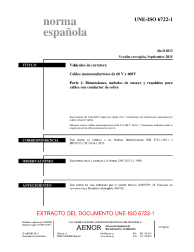 UNE-ISO 6722-1:2013 (R2017)