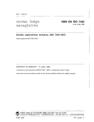 NBN EN ISO 7492:1998