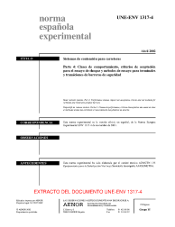 UNE-ENV 1317-4:2002
