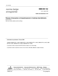 NBN EN 752:2008