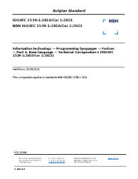 NBN ISO/IEC 1539-1:2018/Cor 1:2023