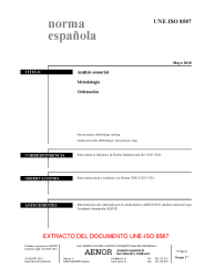 UNE-ISO 8587:2010 (R2022)