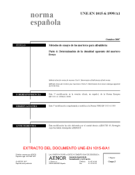UNE-EN 1015-6:1999/A1:2007