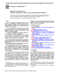 ASTM D2256/D2256M-21