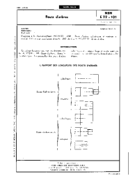 NBN E 22-101:1972