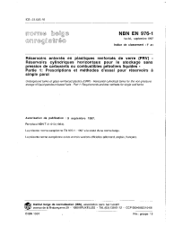 NBN EN 976-1:1997