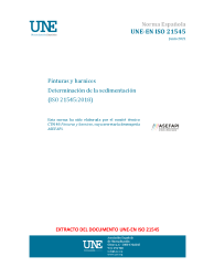 UNE-EN ISO 21545:2021