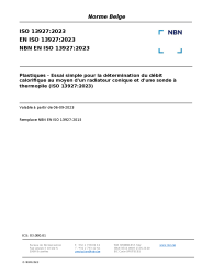 NBN EN ISO 13927:2023