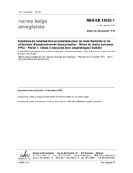 NBN EN 14636-1:2010