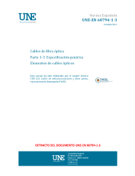 UNE-EN 60794-1-3:2017