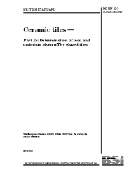 BS EN ISO 10545-15:1997