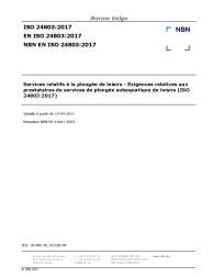 NBN EN ISO 24803:2017