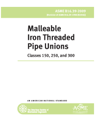 ASME B16.39-2009