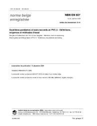 NBN EN 607:2005