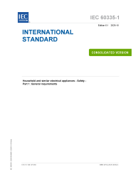 IEC 60335-1:2020+AMD1:2025 Consolidated