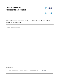 CEN ISO/TS 18166:2016