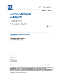 IEC 60947-1:2007+AMD1:2010+AMD2:2014 Consolidated