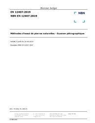 NBN EN 12407:2019