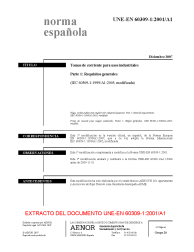 UNE-EN 60309-1:2001/A1:2007