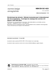 NBN EN ISO 4833:2003