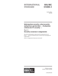 ISO/IEC 15408-3:2022