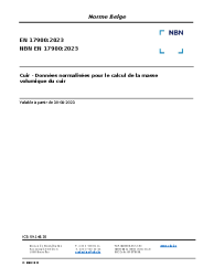 NBN EN 17900:2023