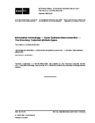 ISO/IEC 9594-6:2001/COR1:2003