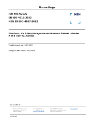 NBN EN ISO 4017:2022