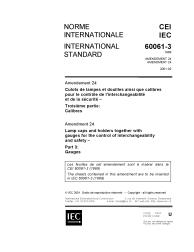 IEC 60061-3:1969/AMD24:2001