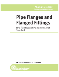 ASME B16.5-2003 - W INTS-4