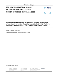 NBN EN ISO 15875-3:2003/A1:2021