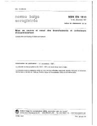 NBN EN 1610:1997