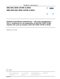 NBN ISO/IEC/IEEE 24748-2:2021