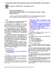 ASTM D4869/D4869M-16a(2021)