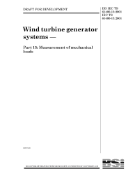 DD IEC/TS 61400-13:2001