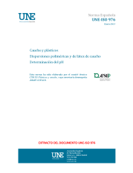 UNE-ISO 976:2017