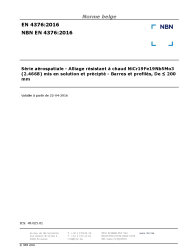 NBN EN 4376:2016
