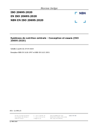 NBN EN ISO 20695:2020