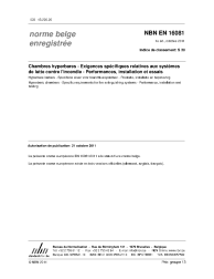 NBN EN 16081:2011