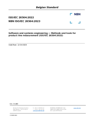 NBN ISO/IEC 26564:2023