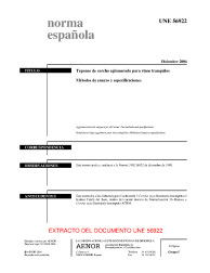 UNE 56922:2004 (R2017)