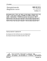 NBN EN 3912:2007